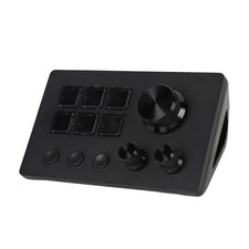 Stream Deck, Visual Keyboard For Live Streaming, 6 Macro Lcd Keys With Knob, iz