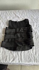 Women Waist Trainer Corset Zipper Vest Body Shaper Cincher Tank XXL