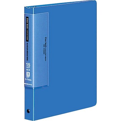 Clear file replacement paper type A5 blue La-T722B