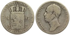 Netherlands - 1/2 Gulden 1848 - Willem II, Silver