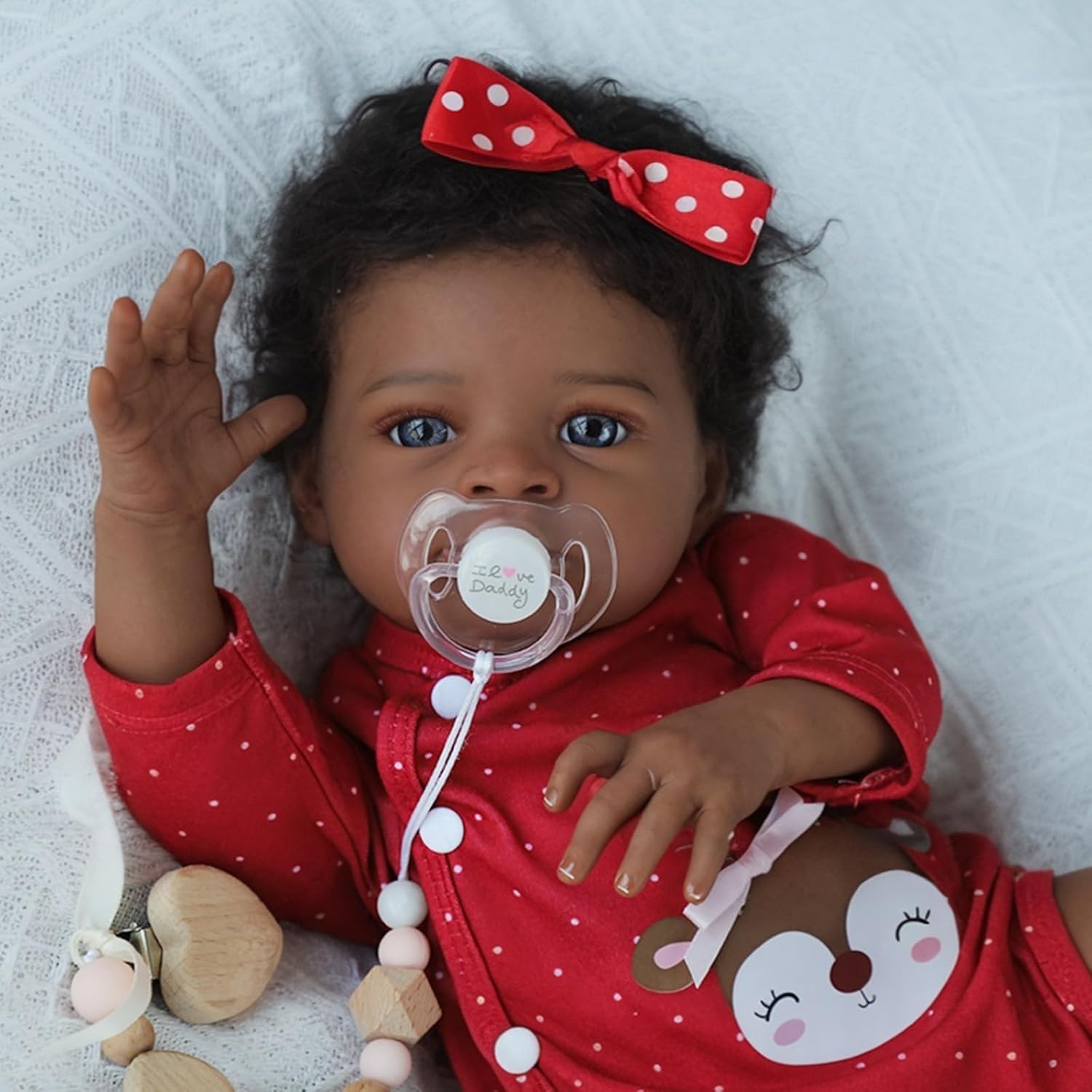 Black Girl - 20 Inch African American Realistic Newborn Girl