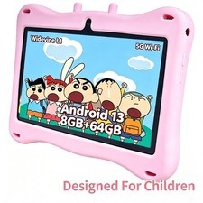 Kids Learning Tablet 7 Inch Android 13 8GB 64GB Smooth Operation For Study