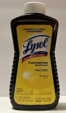 Lysol Concentrate Disinfectant Original Scent 12 fl oz Makes 9 Gallons NEW Full