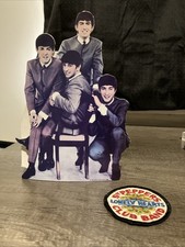 1992 TRIANGLE ENTERPRISES THE BEATLES STAND ME UP GIFT CARD + Sgt. Peppers Patch