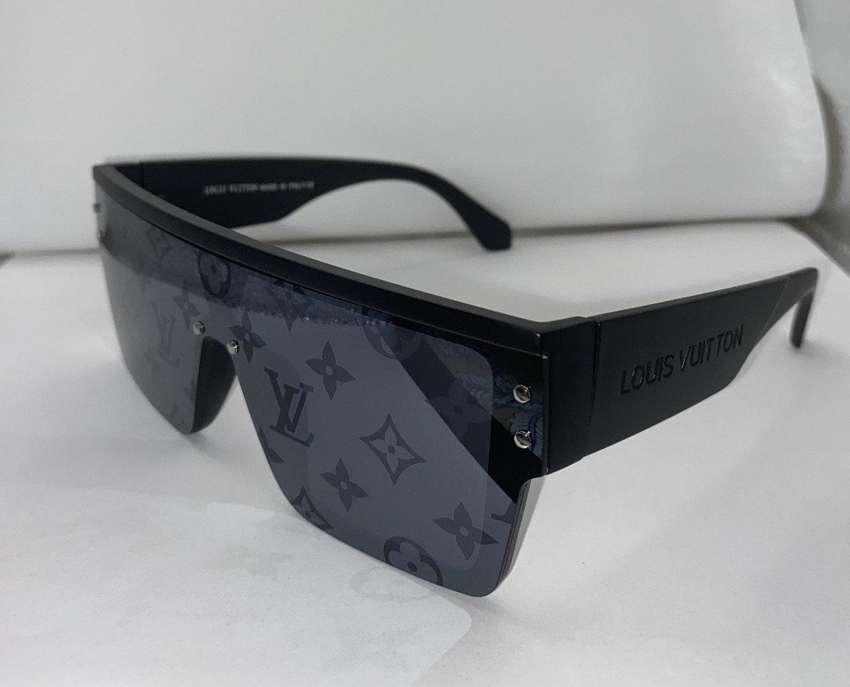 LOUIS VUITTON LV Waimea Monogram Sunglasses Black Z1583E *WORN