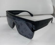 LOUIS VUITTON LV Waimea Monogram Sunglasses Black Z1583E GENTLY USED Unisex