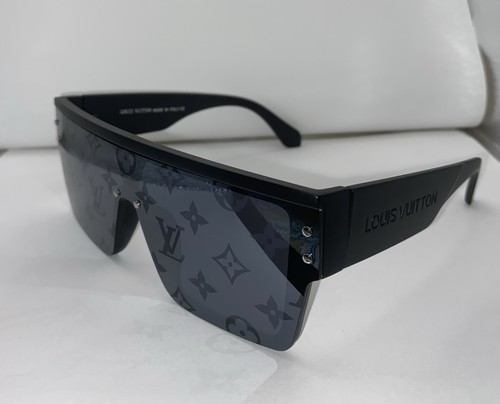 LOUIS VUITTON LV Waimea Monogram Sunglasses Black Z1583E *GENTLY USED* Unisex
