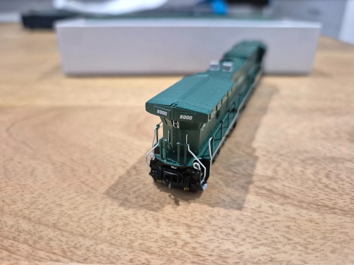 Overland Models Brass N scale GE C60AC Diesel Loco Demonstrator #6000 DC Only