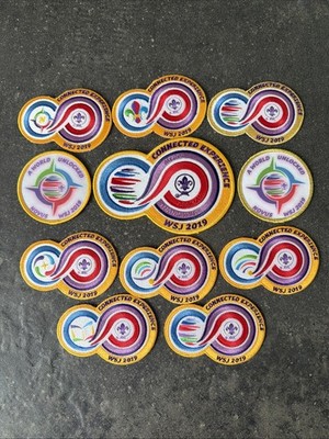 2019 World Scout Jamboree Connected Experience Novus Full Patch Set