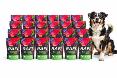 Nassfutter für Hunde Rafi mit Wild   Beutel, Set 20 x 500 g Dolina Noteci