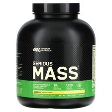 Serious Mass™, Banana, 6 lb (2.72 kg) 9.56 per gallon