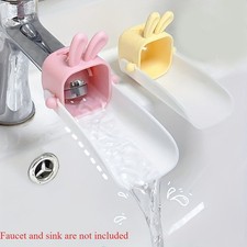 Kids Faucet Extender Water Redirect Spout for Toddler Hand Washing Bathroom Sink