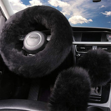 Fashion Fluffy Steering Wheel Covers for Women/Girls/Ladies/Men Australia Pure W