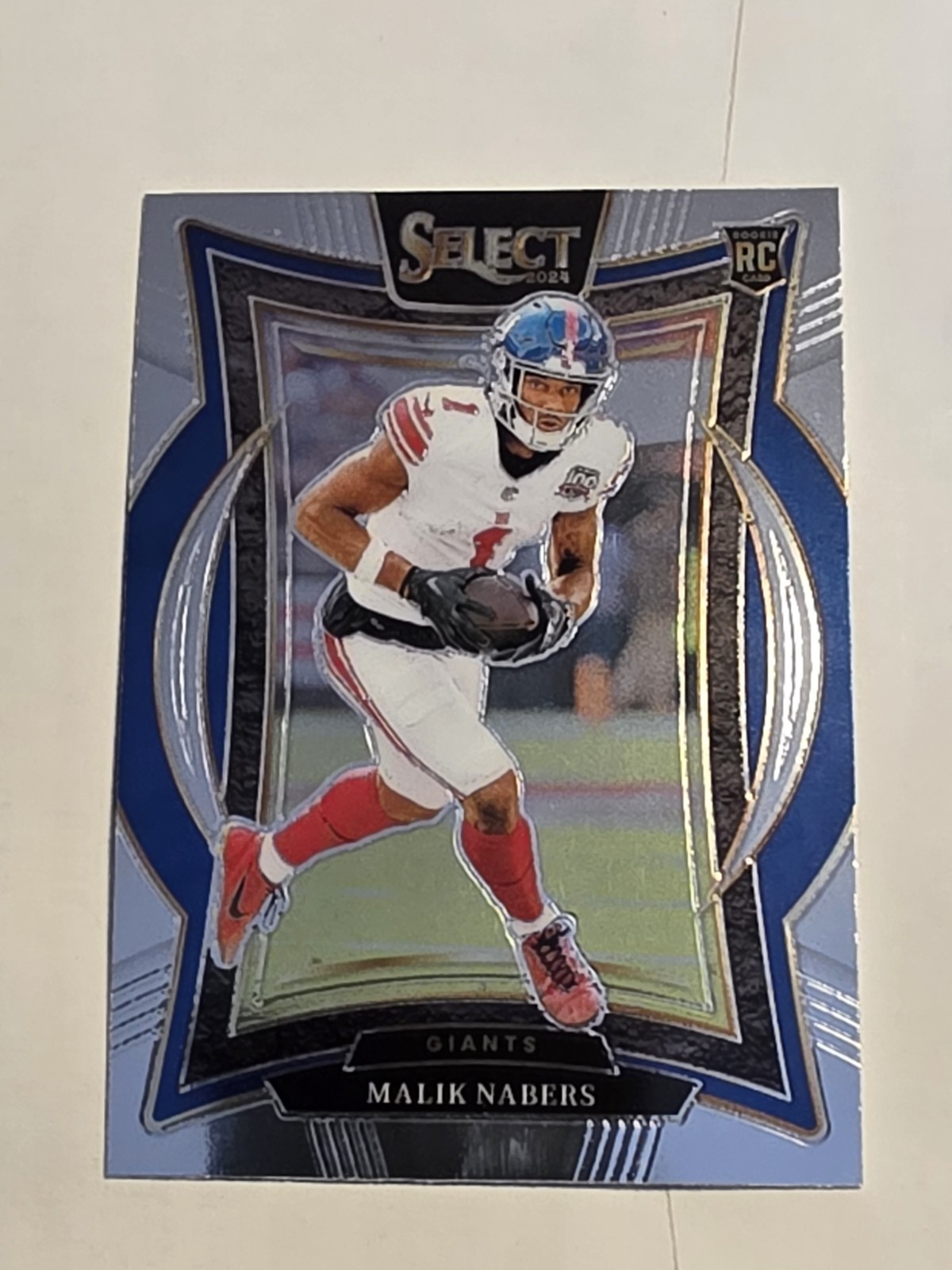 2024 Panini Select - Concourse Malik Nabers #29 Silver Prizm (RC)