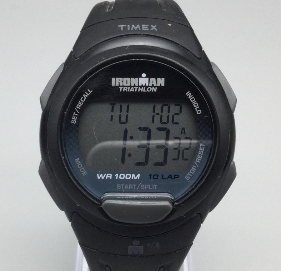 Timex Ironman Watch Mens 40mm Black Digital 10 Lap Indiglo  display picture 1