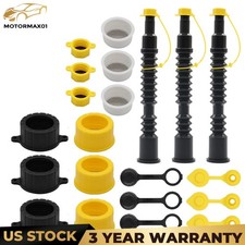 3 Replacement Spout with Vent Kit For Old Gas Can Fill Fuel Diesel Water Jug