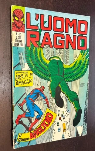 L'UOMO RAGNO #42 / AMAZING SPIDER MAN (Italy 1971) -- The Vulture -- VG+
