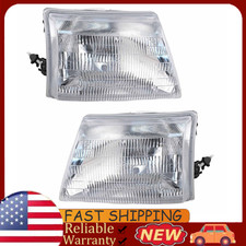 Fits For 1998-2000 Ford Ranger Headlight Halogen Set Driver And Passenger Side Fits For 1998-2000 Ford Ranger Headlight Halogen Set Driver And Passenger Side