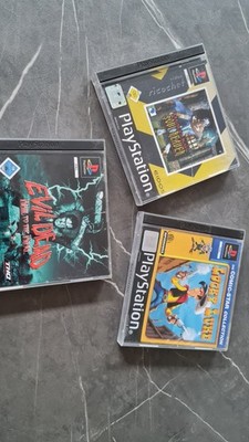 PlayStation 1 Spielesammlung. Evil Dead, Lucky Luke, Soul REAVER