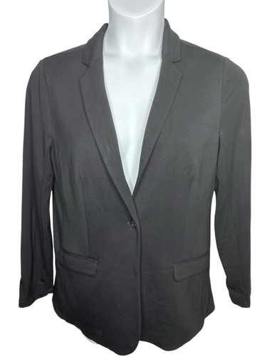 NWT Philosophy Single Button Black Knit Blazer Jacket Womens Size Large L New - Picture 24 of 24