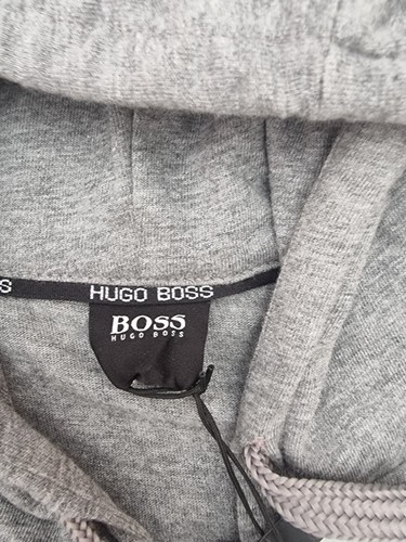 New Hugo Boss mens Athleisure matteo grey tracksuit sports gym hoodie top XXL - Picture 9 of 16