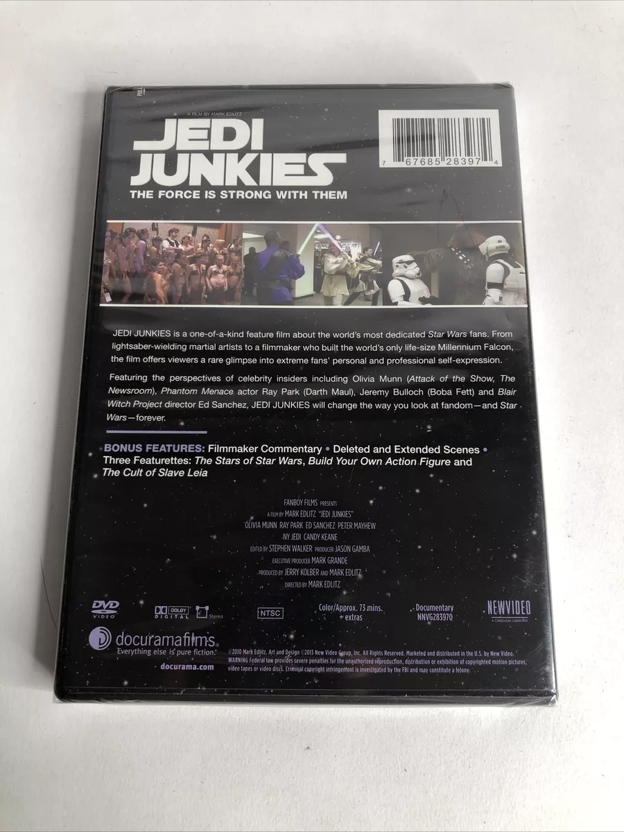 Jedi Junkies New Sealed DVD Star Wars Fans Documentary Peter Mayhew Ray  Park! 767685283974