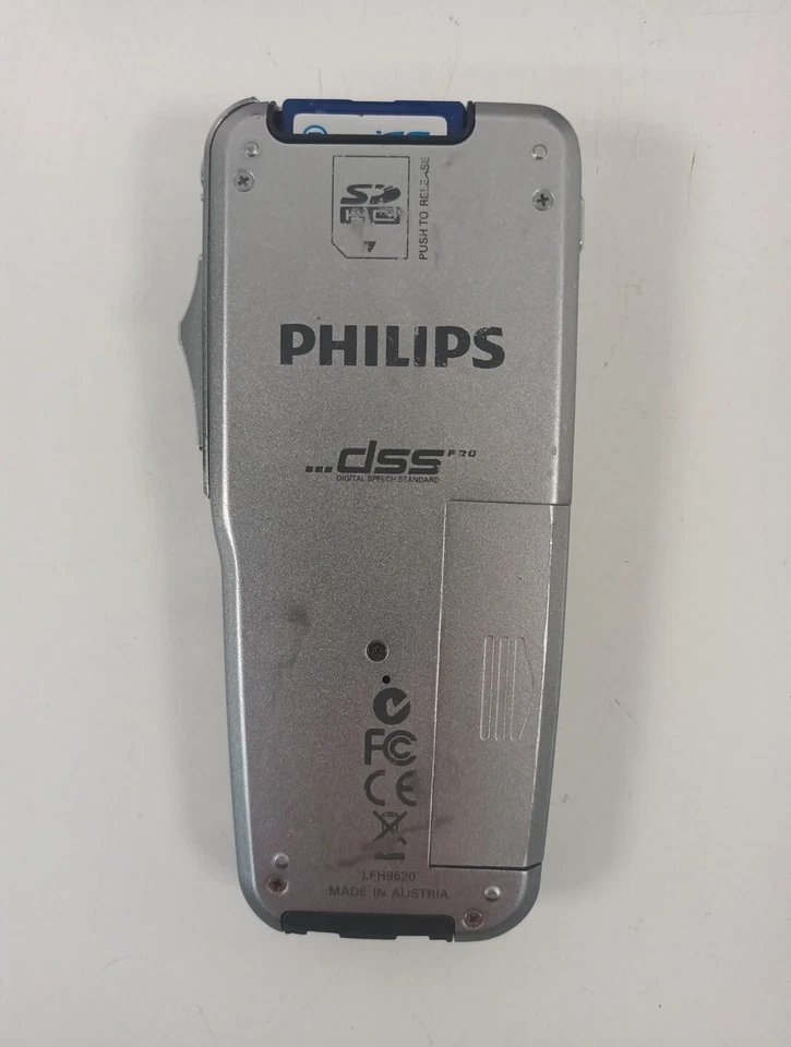 PHILIPS LFH 9620 DIGITAL DICTATION MACHINE LFH 9520 LFH 9380 & Docking Station - Image 3 of 4