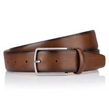 LINDENMANN Premium Ledergürtel Handmade in EU 35 mm braun