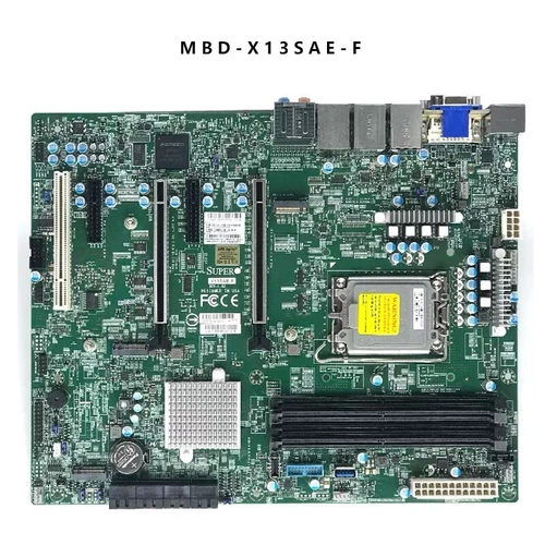 Supermicro X13SAE-F Intel W680 Chipset 4 DIMM slots ATX Socket LGA-1700 - Picture 1 of 5