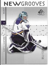 2002-03 SP Game Used CURTIS SANFORD New Grooves rookie card #92