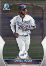 2023 BOWMAN CHROME PROSPECT LOS ANGELES DODGERS - SAMUEL MUNOZ #BCP-182