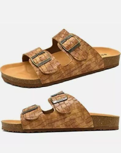 APL ONCAI Sandali Uomo 100% Pelle Ciabatte da Spiaggia Arizona SlidersFlorida FlatRP £45