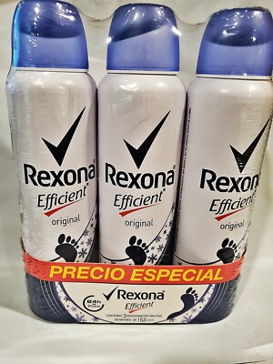 Rexona 3pack Efficient Aerosol foot powder  153g 