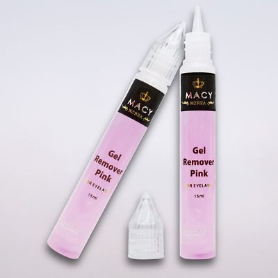 Wimpernverlängerung Remover Pink Gel Wimpern Lash Extension Entferner 15 ml Macy