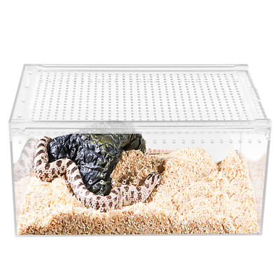 Large Tank Cage Reptile Pet Enclosure Lizard Spider Snake Tortoise