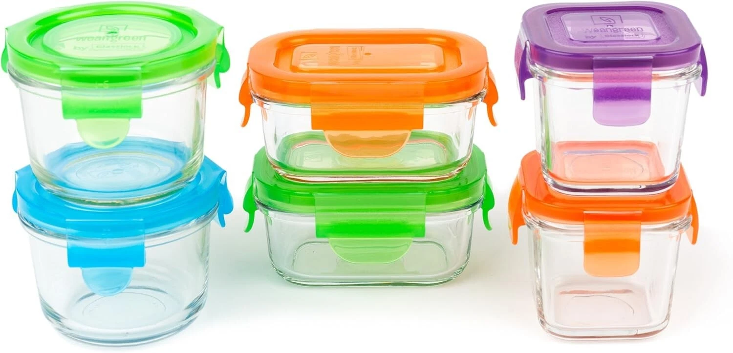 WEAN GREEN Glass Good Containers Baby Feeding Starter Set 150 Milliliters EA
Opens in a new window o