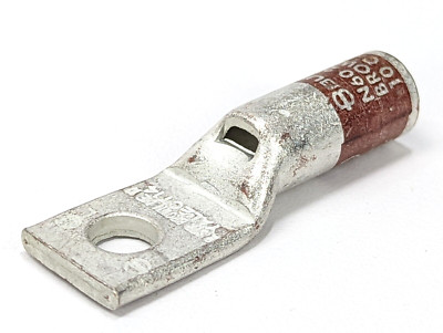Burndy YAL2CT14 HYLUG 1-Hole Compression Lug Box of 11, 10054935, Brown