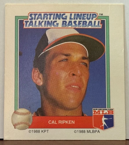 Cal Ripken Jr 1988 Starting Lineup Talking Baseball Card   CR1