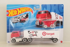 Hot wheels Bullseye's Big Rig w/ Cart Super Rigs Sold out Target Exclusive HMK76