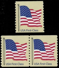 Scott 4131 the 2007 41¢ Flag Stamp, Single and Pair - MNH