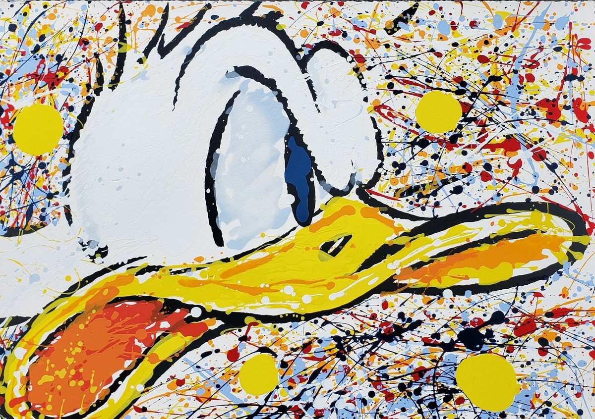David Willardson Donald Duck HAND SIGNED 