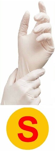 LOTE 48 = 24 PRS ALMIDÓN DE MAÍZ PEQUEÑO S 6 1/2 7 GUANTES DE EXAMEN MÉDICO ADOLESCENTE - Imagen 1 de 1