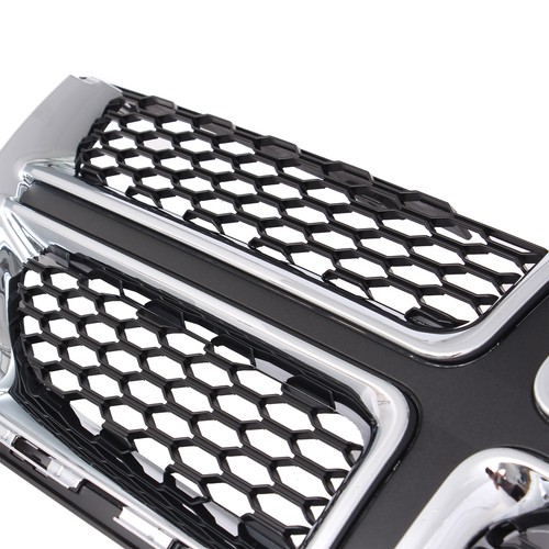 For 2011-2020 Dodge Grand Caravan Front Grille Upper Bumper Grille Chrome - Picture 5 of 6