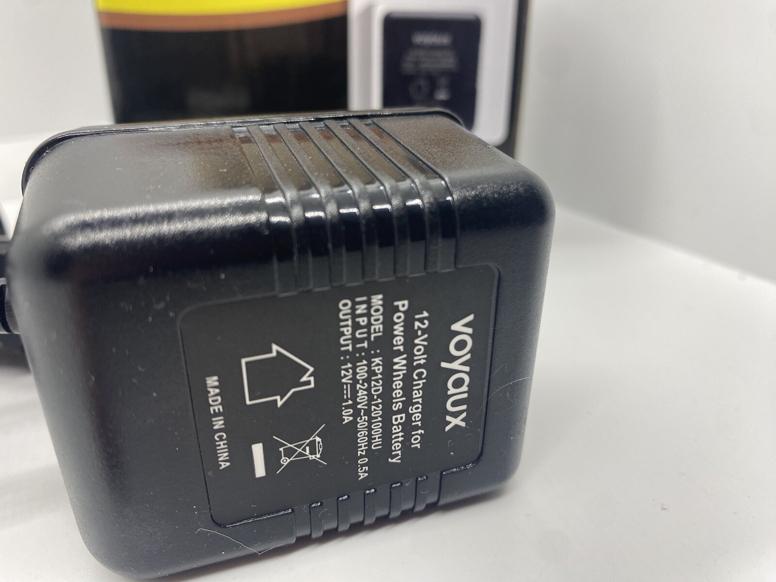 Power Wheels Charger By Voyaux For Orange Top, Grey And SafeAMP 12V Batteries