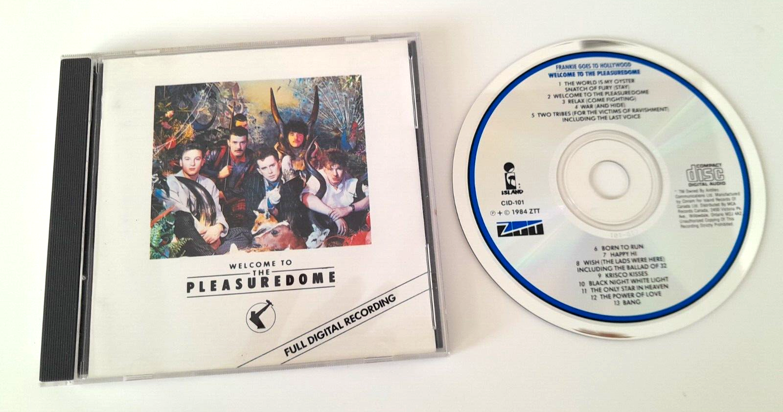 FRANKIE GOES TO HOLLYWOOD - WELCOME TO THE PLEASUREDOME 1985 CANADIAN ISSUE CD