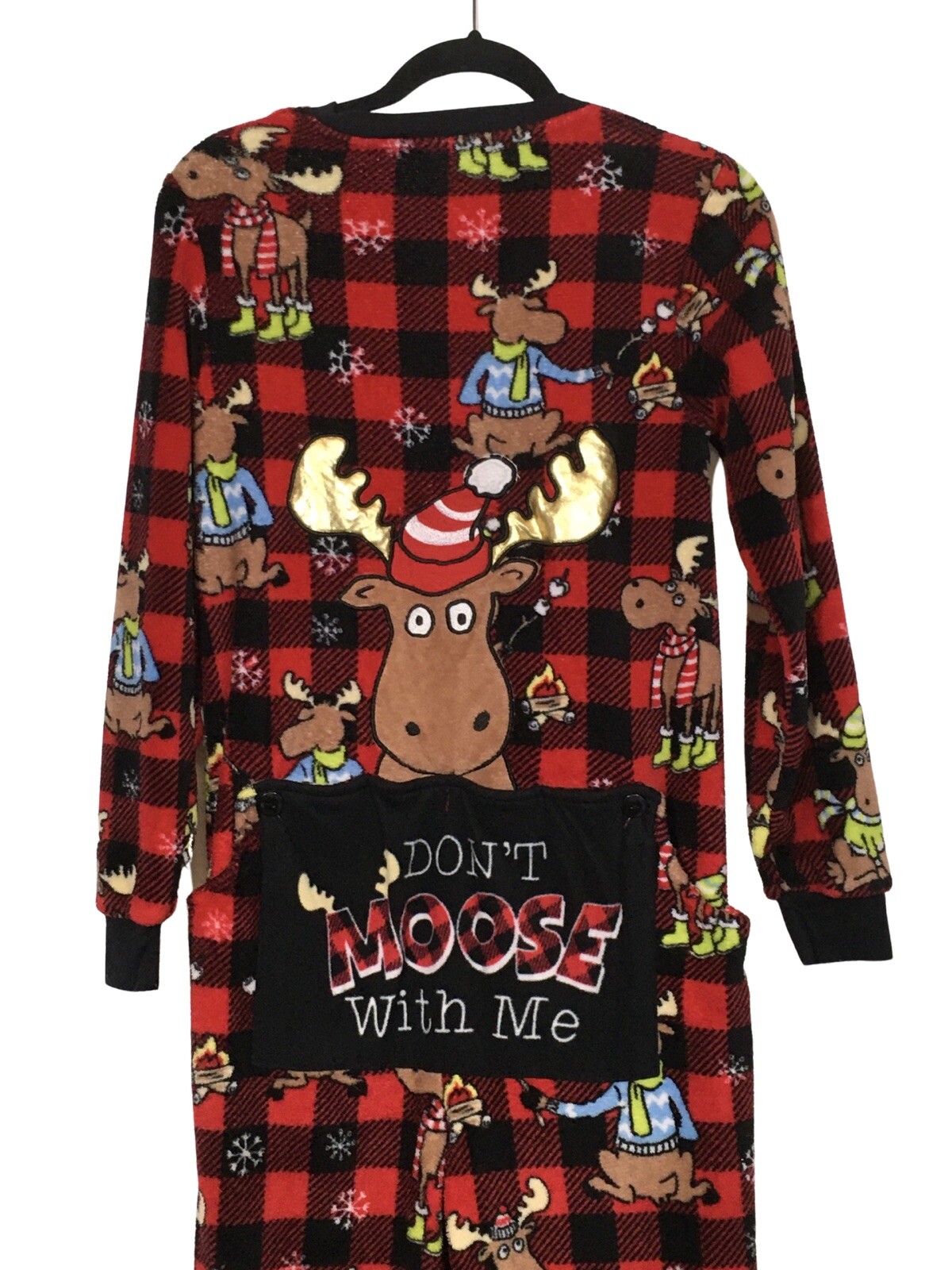 Womens Secret Treasures One Piece Moose Pajamas “Don’… Gem