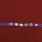 QVC Steel by Design Stainless Steel Adjustable Leather Disc Bracelet — photo 3