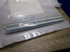 (2) 0.312"OD x 0.035"Wire 5"L Loop End #315 Steel Hard Drawn MB Extension Spring