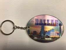 Dallas Texas 3D Souvenir Keychain 