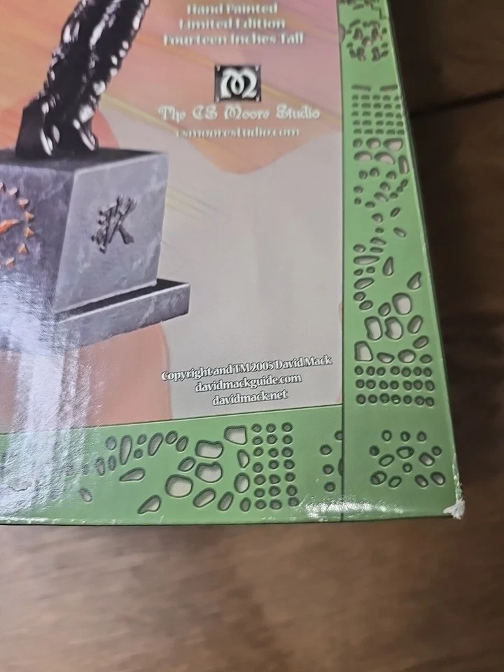 Estatua Kabuki 14" David Mack Clayburn Moore Limited 373/1800 Nueva 2005 Foto 4 de 4